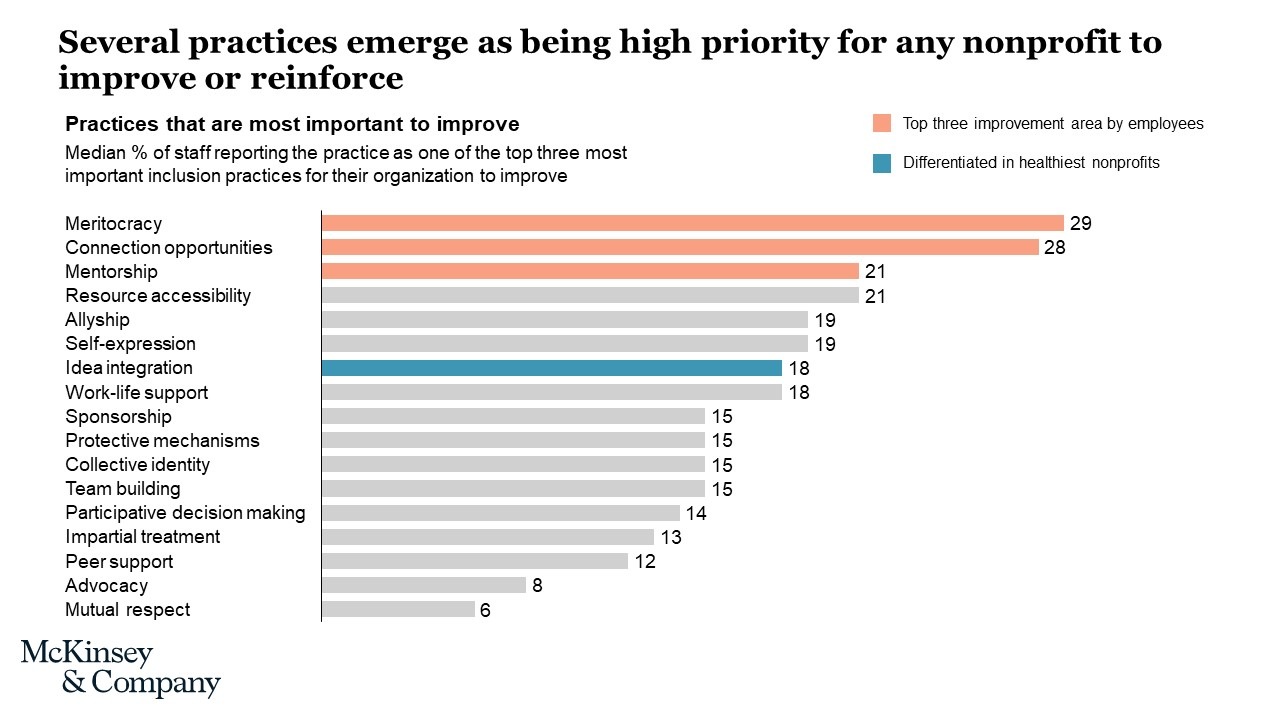 How nonprofits can structure inclusion practices for greater impact